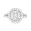 Thumbnail Image 4 of Round-Cut Diamond Double-Frame Engagement Ring 1 ct tw 14K White Gold