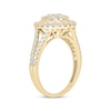 Thumbnail Image 2 of Round-Cut Diamond Double-Frame Engagement Ring 1 ct tw 14K Yellow Gold