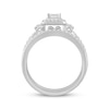 Thumbnail Image 3 of Now + Forever Princess & Round-Cut Diamond Bridal Set 1/2 ct tw 10K White Gold