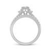 Thumbnail Image 3 of Baguette & Round-Cut Multi-Diamond Center Bridal Set 1/2 ct tw 10K White Gold