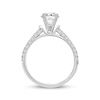 Thumbnail Image 2 of Round-Cut Diamond Collar Engagement Ring 1-3/8 ct tw 14K White Gold