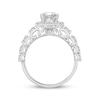 Thumbnail Image 3 of Princess-Cut Cushion Frame Engagement Ring 1-7/8 ct tw 14K White Gold