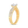 Thumbnail Image 2 of Lab-Grown Diamonds by KAY Round-Cut Bridal Set 1-1/2 ct tw 14K Yellow Gold