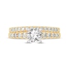 Thumbnail Image 3 of Lab-Grown Diamonds by KAY Round-Cut Bridal Set 1-1/2 ct tw 14K Yellow Gold