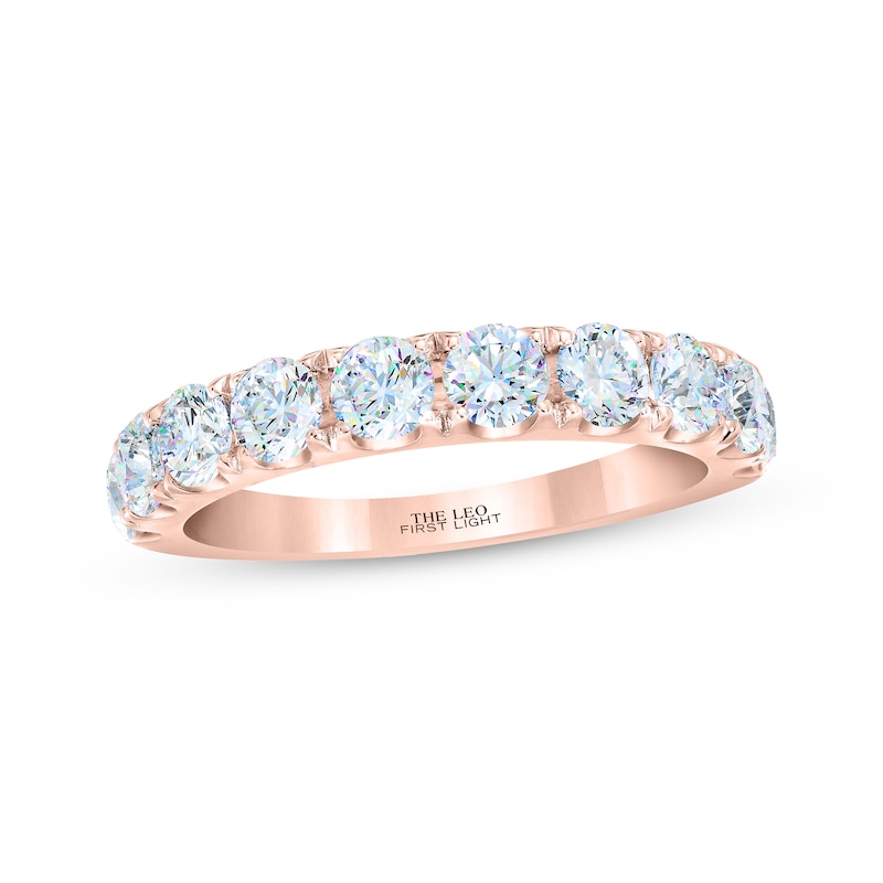 Main Image 1 of THE LEO First Light Diamond Anniversary Band 1-1/2 ct tw 14K Rose Gold