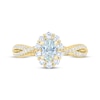Thumbnail Image 2 of THE LEO First Light Diamond Oval-Cut Engagement Ring 1 ct tw 14K Yellow Gold