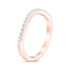 Thumbnail Image 2 of THE LEO First Light Diamond Curved Wedding Band 1/4 ct tw 14K Rose Gold