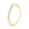 Thumbnail Image 2 of THE LEO First Light Diamond Contoured Wedding Band 1/3 ct tw 14K Yellow Gold