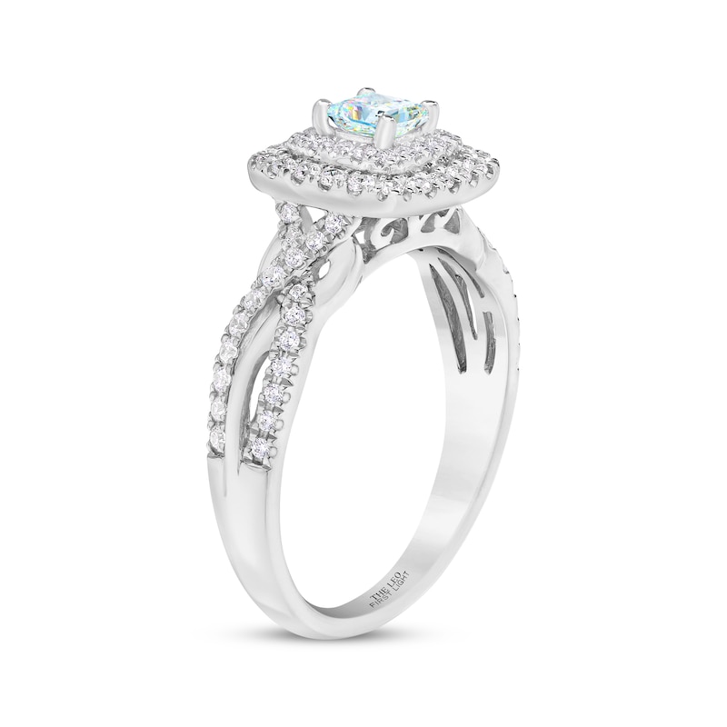 Main Image 2 of THE LEO First Light Diamond Princess-Cut Engagement Ring 3/4 ct tw 14K White Gold