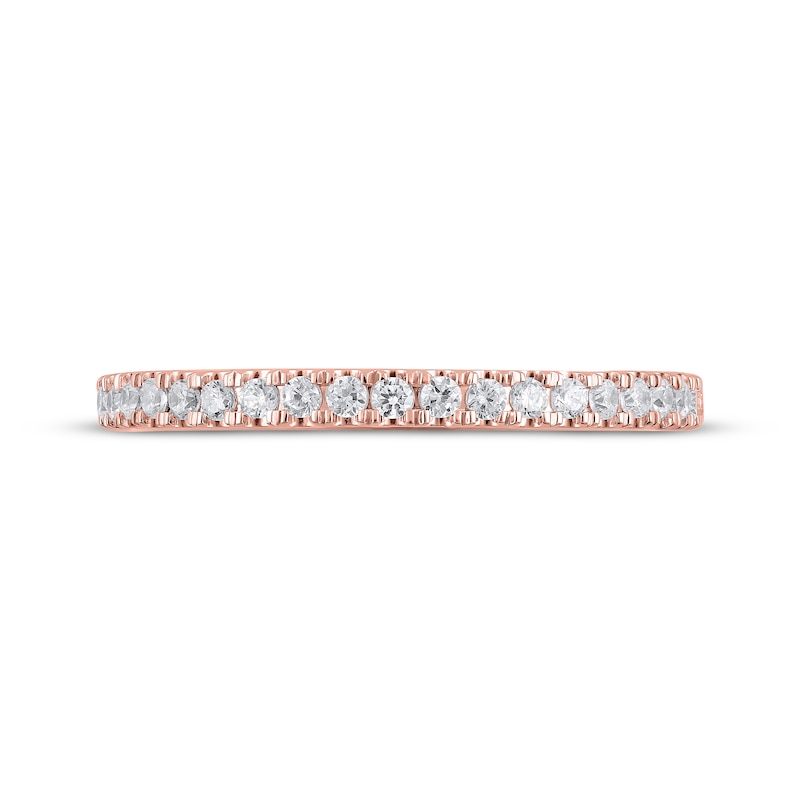 Lab-Created Diamonds by KAY Anniversary Band 1/4 ct tw 14K Rose Gold