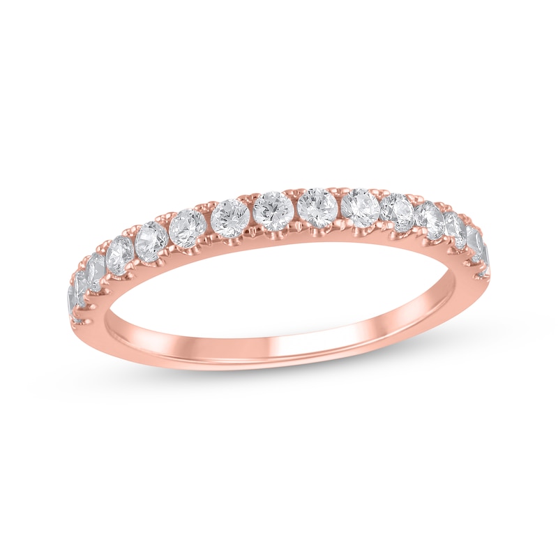 Lab-Created Diamonds by KAY Anniversary Band 1/2 ct tw 14K Rose Gold