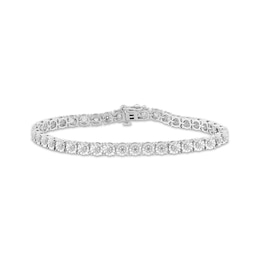 Diamond Link Bracelet 1/20 ct tw Sterling Silver 7&quot;