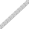 Thumbnail Image 1 of Diamond Link Bracelet 1/20 ct tw Sterling Silver 7"