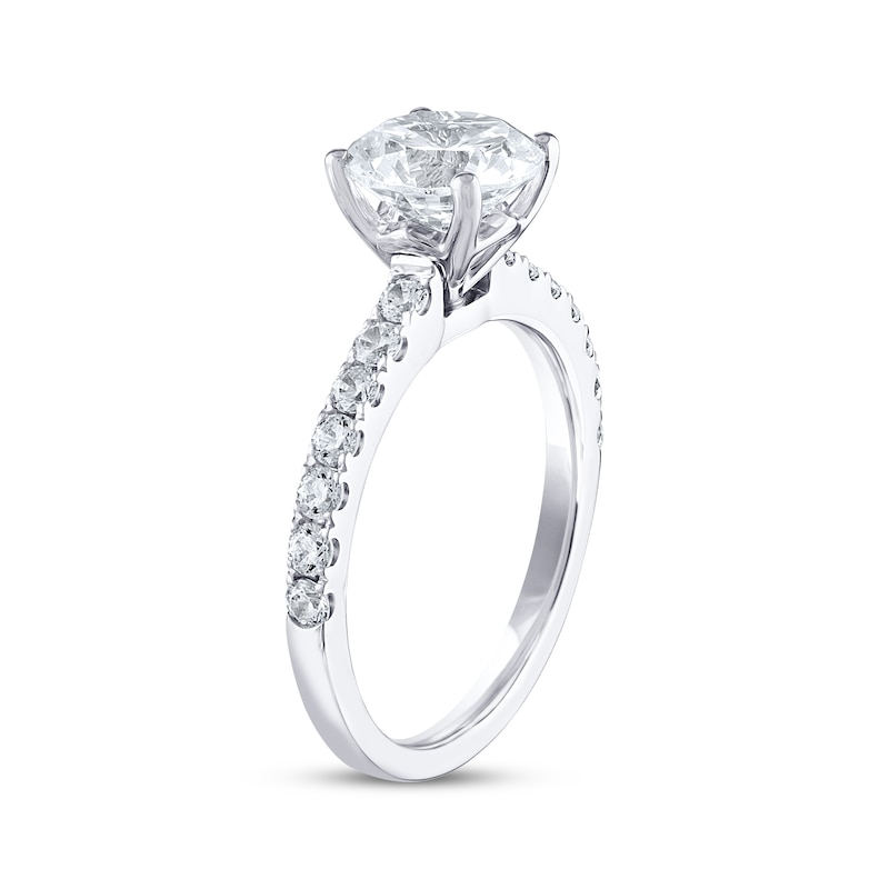 Main Image 2 of THE LEO Diamond Engagement Ring 2-3/8 ct tw Round-cut 14K White Gold