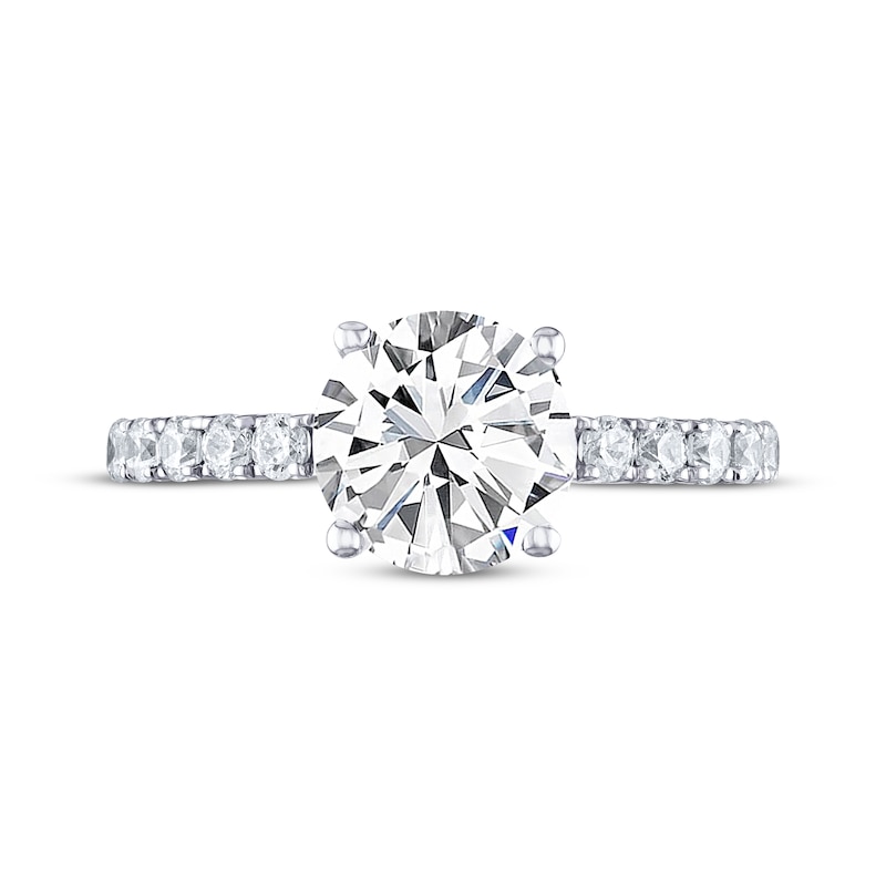 THE LEO Diamond Engagement Ring 2-3/8 ct tw Round-cut 14K White Gold | Kay