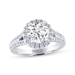 THE LEO Diamond Engagement Ring 1-7/8 ct tw Round-cut 14K White Gold