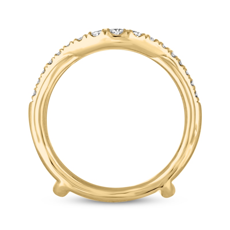 Main Image 3 of THE LEO Diamond Enhancer Ring 3/4 ct tw Round-cut 14K Yellow Gold