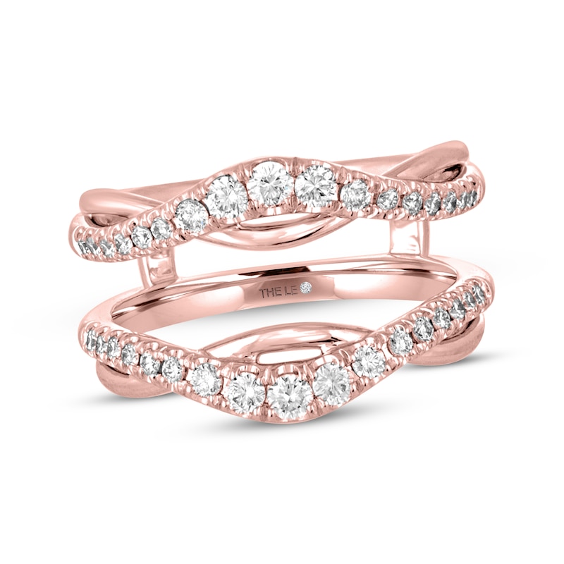 Main Image 1 of THE LEO Diamond Enhancer Ring 3/4 ct tw Round-cut 14K Rose Gold