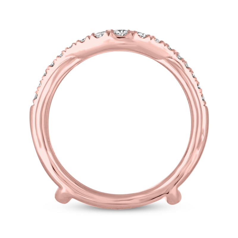 Main Image 3 of THE LEO Diamond Enhancer Ring 3/4 ct tw Round-cut 14K Rose Gold