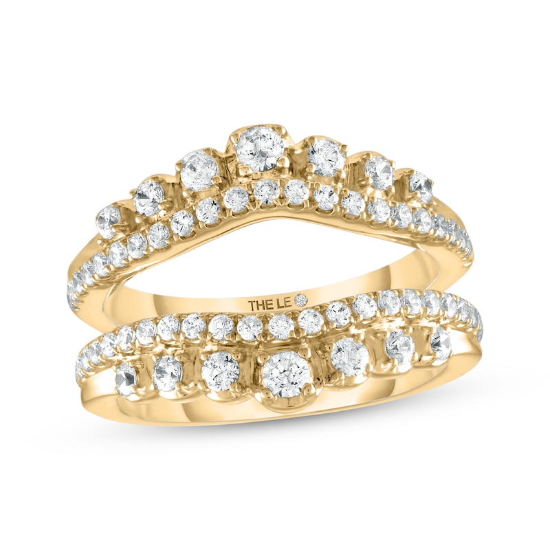 Main Image 1 of THE LEO Diamond Enhancer Ring 1 ct tw Round-cut 14K Yellow Gold