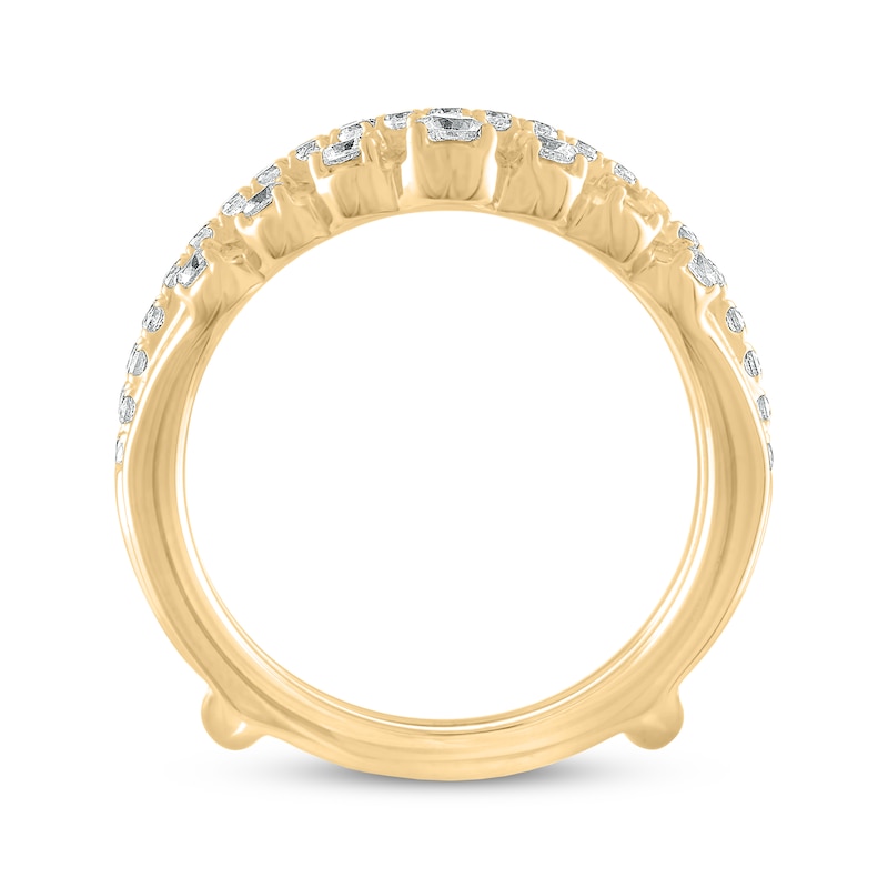 Main Image 3 of THE LEO Diamond Enhancer Ring 1 ct tw Round-cut 14K Yellow Gold