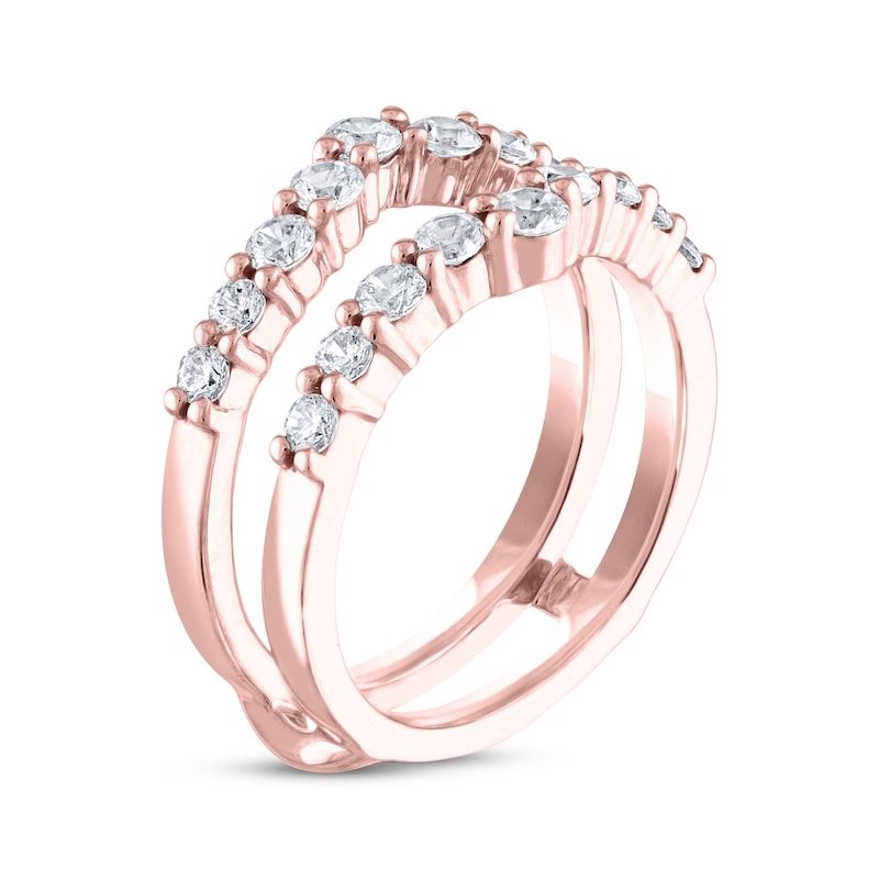 Main Image 2 of THE LEO Diamond Enhancer Ring 1 ct tw Round-cut 14K Rose Gold