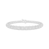 Thumbnail Image 0 of Multi-Diamond Graduated Link Bracelet 1-1/2 ct tw 10K White Gold 7"