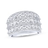 Thumbnail Image 0 of Diamond Multi-Row Ring 2 ct tw 10K White Gold