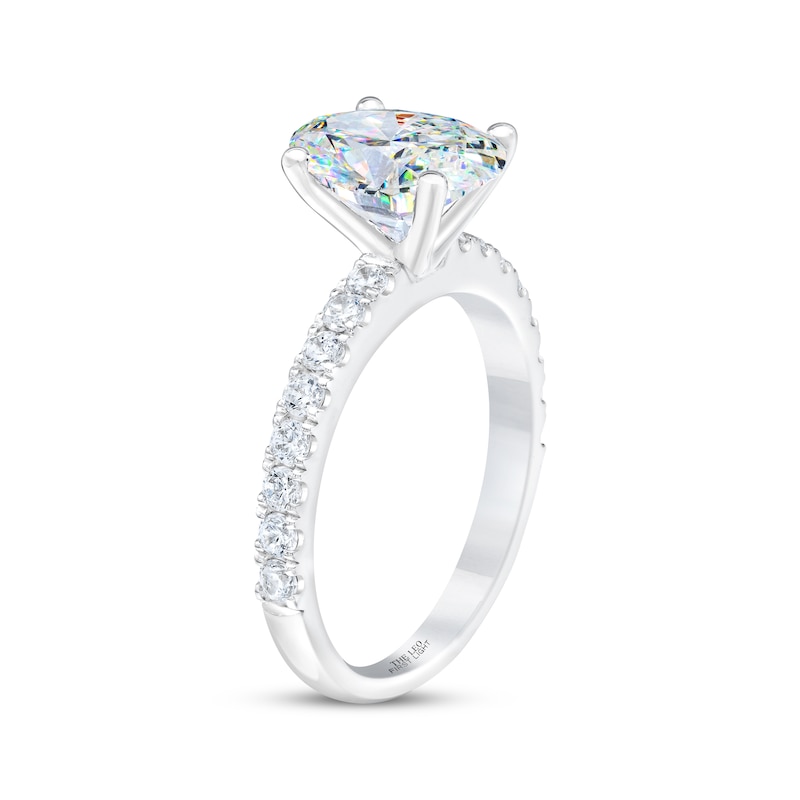 Main Image 2 of THE LEO First Light Diamond Oval-Cut Engagement Ring 2-3/8 ct tw 14K White Gold