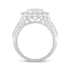 Thumbnail Image 3 of Multi-Diamond Center Cushion Frame Engagement Ring 2 ct tw 10K White Gold