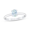 Thumbnail Image 0 of THE LEO First Light Diamond Oval-Cut Solitaire Engagement Ring 1/2 ct tw 14K White Gold (I/I1)