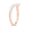 Thumbnail Image 2 of Diamond Chevron Ring 1/4 ct tw 14K Rose Gold