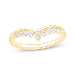 Diamond Chevron Ring 1/4 ct tw 14K Yellow Gold