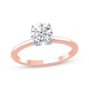 Thumbnail Image 1 of Lab-Grown Diamonds by KAY Round-Cut Solitaire Engagement Ring 3/4 ct tw 14K Rose Gold (F/SI2)