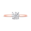 Thumbnail Image 3 of Lab-Grown Diamonds by KAY Round-Cut Solitaire Engagement Ring 3/4 ct tw 14K Rose Gold (F/SI2)