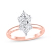 Thumbnail Image 1 of Lab-Grown Diamonds by KAY Marquise-Cut Solitaire Engagement Ring 2 ct tw 14K Rose Gold (F/SI2) (F/SI2)