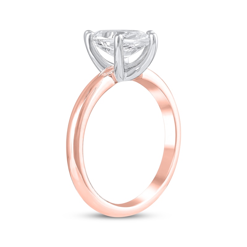 Main Image 2 of Now + Forever Lab-Grown Diamonds Marquise-Cut Solitaire Engagement Ring 2 ct tw 14K Rose Gold (F/SI2) (F/SI2)