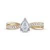 Thumbnail Image 3 of Pear-Shaped Diamond Engagement Ring 1/2 ct tw 14K Yellow Gold