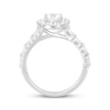 Thumbnail Image 3 of Round-Cut Diamond Halo Engagement Ring 1-1/4 ct tw 14K White Gold