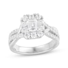 Thumbnail Image 1 of Emerald-Cut Diamond Engagement Ring 1-1/3 ct tw 14K White Gold