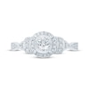 Thumbnail Image 2 of Round-Cut Diamond Vintage-Inspired Engagement Ring 1/2 ct tw 10K White Gold