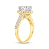 Thumbnail Image 1 of Lab-Grown Diamonds by KAY Oval-Cut Halo Engagement Ring 2-1/2 ct tw 14K Yellow Gold