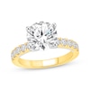 Thumbnail Image 1 of Lab-Grown Diamonds by KAY Round-Cut Engagement Ring 3-1/2 ct tw 14K Yellow Gold