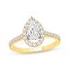 Thumbnail Image 1 of Lab-Grown Diamonds by KAY Pear-Shaped Engagement Ring 1-1/2 ct tw 14K Yellow Gold