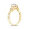 Thumbnail Image 1 of Round-Cut Diamond Vintage-Inspired Engagement Ring 1/2 ct tw 10K Yellow Gold