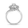 Thumbnail Image 4 of Now + Forever Oval-Cut Diamond Halo Swirl Engagement Ring 1-1/2 ct tw 14K White Gold