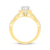 Thumbnail Image 3 of Lab-Grown Diamonds by KAY Marquise-Cut Halo Twist Engagement Ring 1-1/2 ct tw 14K Yellow Gold