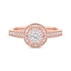 Thumbnail Image 3 of Now + Forever Round-Cut Diamond Vintage-Style Engagement Ring 1/2 ct tw 14K Rose Gold