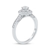 Thumbnail Image 2 of Round-Cut Diamond Vintage-Style Engagement Ring 1/2 ct tw 14K White Gold