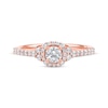 Thumbnail Image 2 of Round-Cut Diamond Engagement Ring 3/4 ct tw 14K Rose Gold